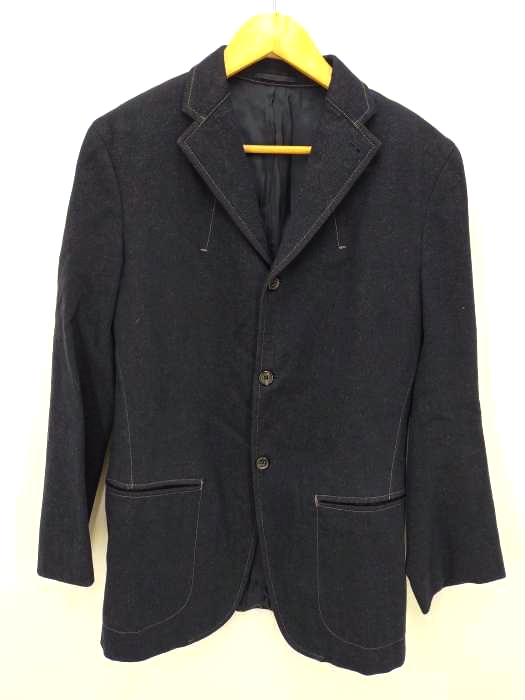 JIL SANDER(ジルサンダー) RAF SIMONS期 コットンウールデニム テーラードジャケット メンズ アウター ジャケット