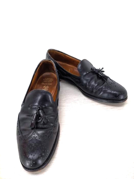 BROOKS BROTHERS(ブルックスブラザーズ) 英国製 ウィングチップ タッセルローファー メンズ EUR：41