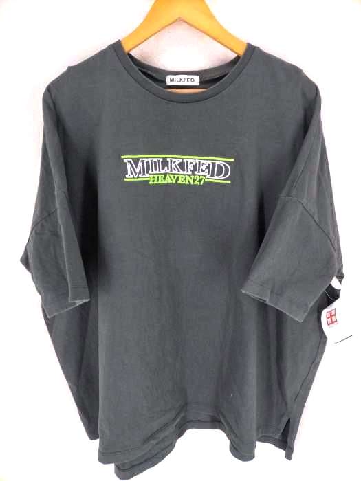 MILK FED(ミルクフェド) EMBROIDERED LOGO BIG TOP レディース  ONE