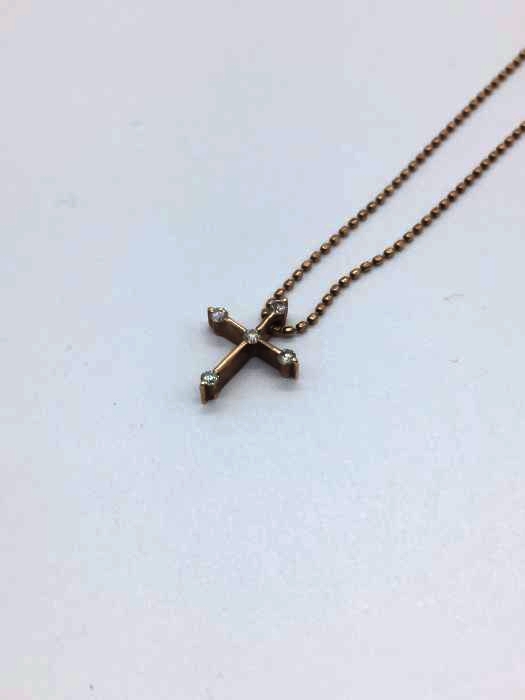 USED古着(ユーズドフルギ) K10 クロスペンダントネックレス レディース 表記無