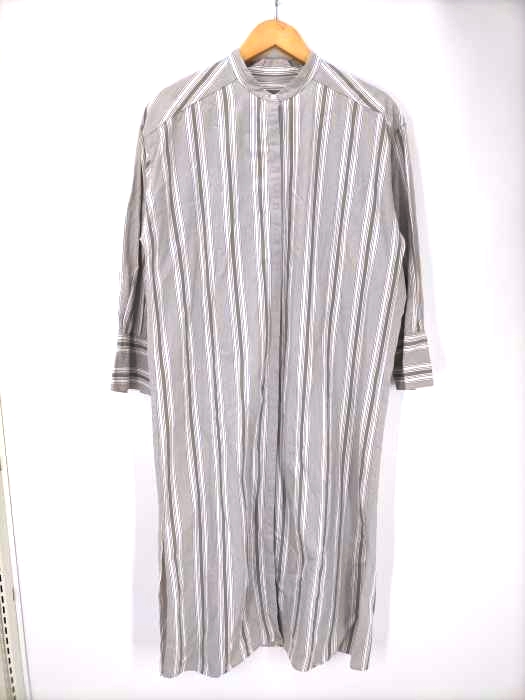 ユナイテッドアローズグリーンレーベルリラクシング UNITED ARROWS green label relaxing FM パネルストライプ ワンピース レディース FREE