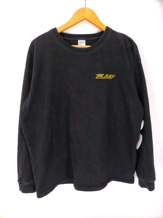 USED古着(ユーズドフルギ) PLAIN刺しゅう クルーネックスウェット メンズ JPN：XL