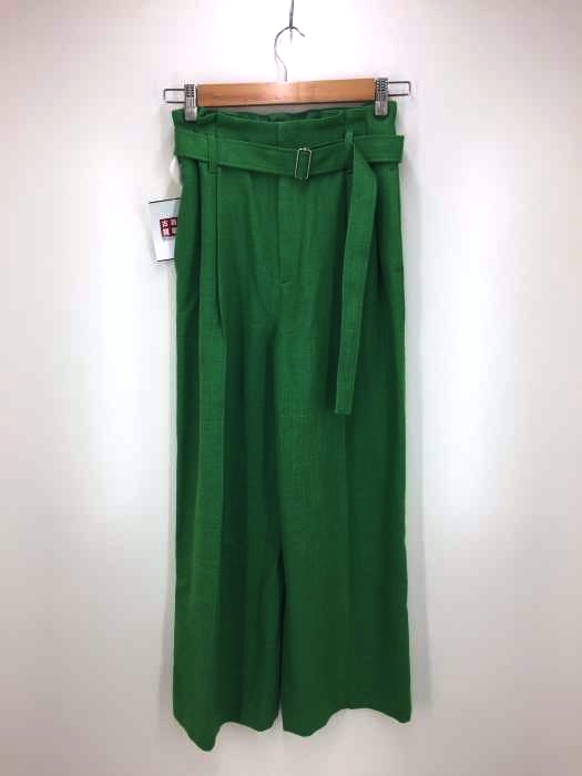 UNITED ARROWS green label relaxing(ユナイテッドアローズグリーンレーベルリラクシング) ツイーディ スラブ ワイドパンツ レディース JPN：34