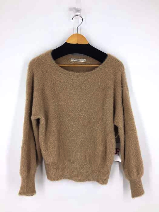 moussy(マウジー) FLUFFY BOATNECK KNIT レディース FREE
