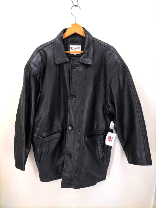 USED古着(ユーズドフルギ) WILDPARTY OLD レザーカーコート メンズ JPN:L