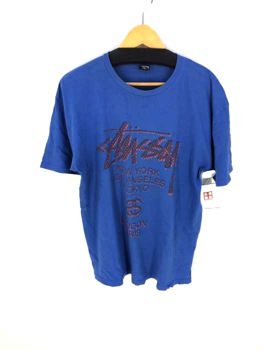 Stussy(ステューシー) ロゴプリントクルーネックカットソー メンズ  LARGE