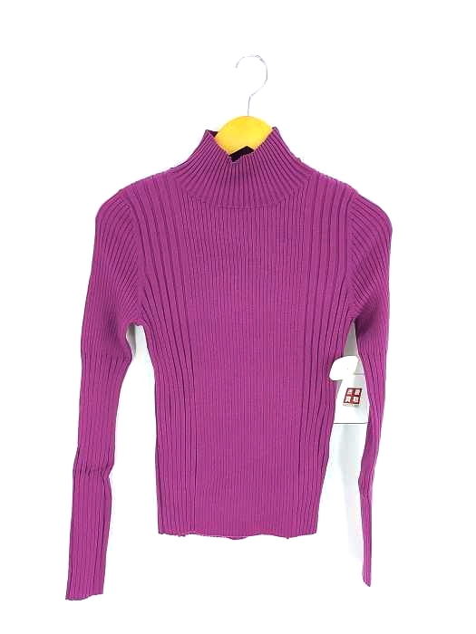 moussy(マウジー) SWITCHING RIB KNIT TOP レディース  FREE