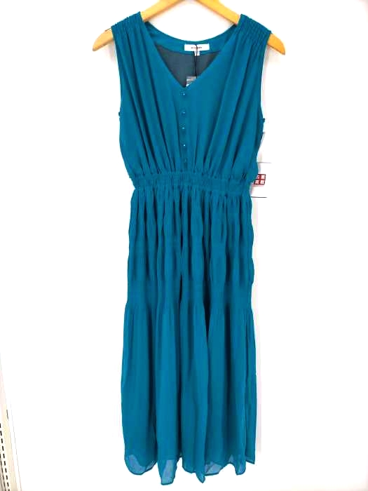 moussy(マウジー) V NECK CHIFFON GATHER DRESS レディース  FREE