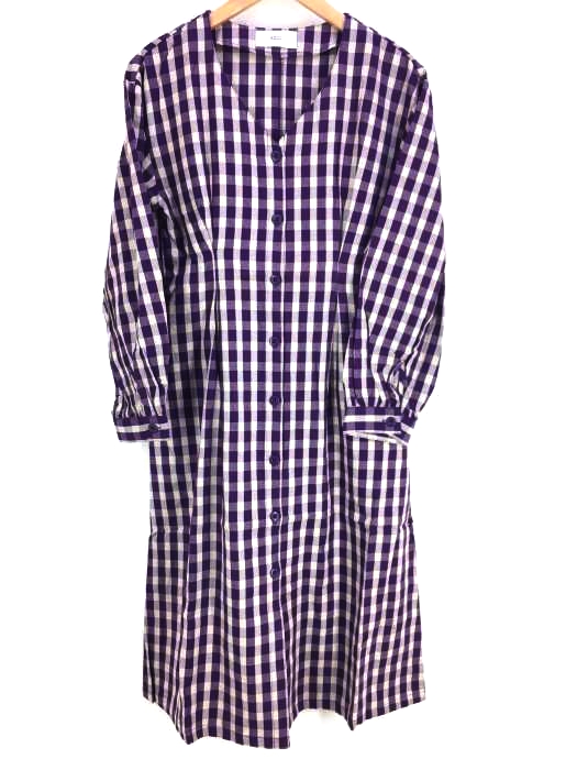 AZUL by moussy(アズールバイマウジー) VOLUME SLEEVE SFLARE ONEPIECE レディース  S