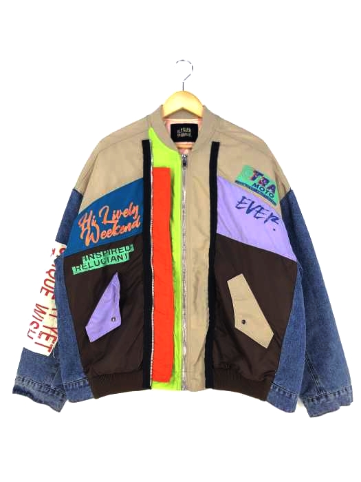 USED古着(ユーズドフルギ) ELFSACK エルフサック ドッキングジャケット メンズ JPN：L