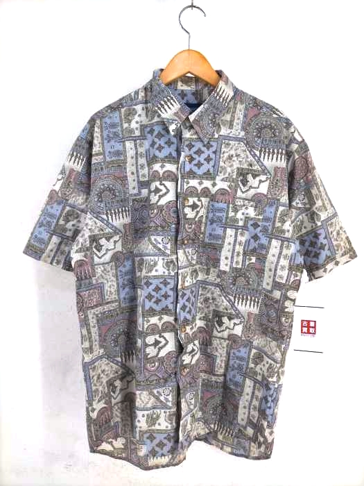 USED古着(ユーズドフルギ) 総柄半袖シャツ メンズ JPN：L