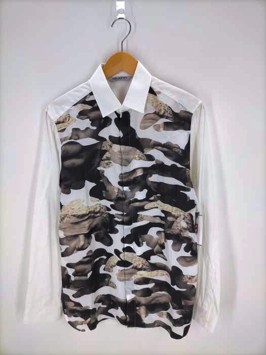 NEIL BARRETT(ニールバレット) 15SS 転写比翼シャツ メンズ  40
