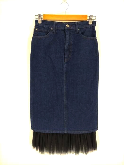 JILLSTUART(ジルスチュアート) チュールデニムタイトスカート レディース JPN：2