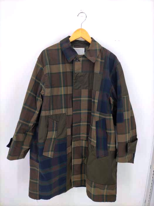 kolor(カラー) 19SS パッチワークステンカラーコート メンズ JPN：2