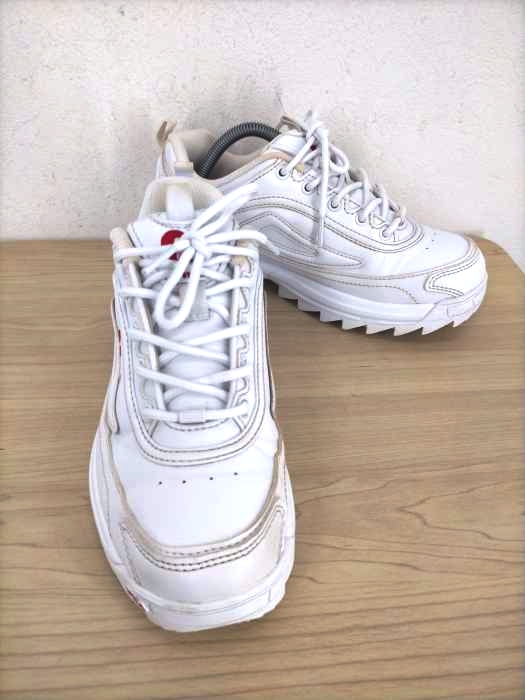 FILA(フィラ) DISTORTER HEART 厚底スニーカー レディース  24
