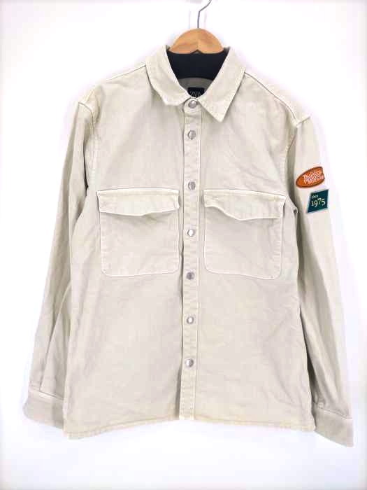 ZARA(ザラ) PATCH OVERSHIRT パッチオーバーシャツ メンズ  M