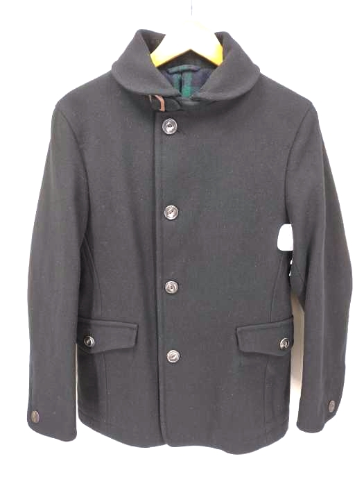GLOSTER(グロスター) ブラックウォッチ メルトンシングルPコート メンズ JPN：M