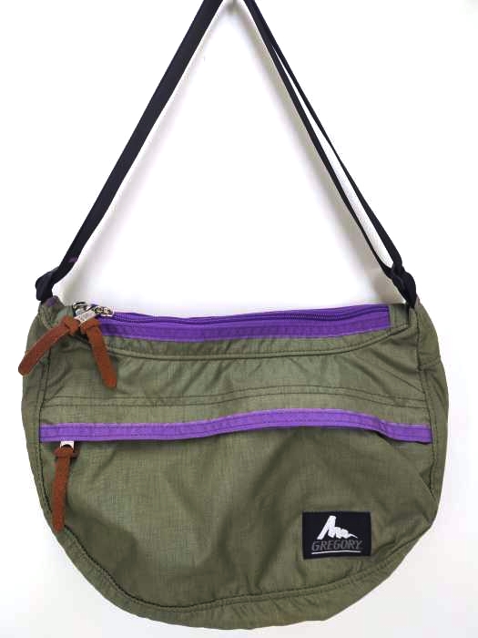 グレゴリー GREGORY 旧タグ SATCHEL BAG OLIVE PURPLE メンズ  S
