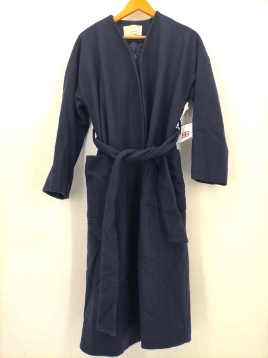 ティヤマイパリ t.yamai paris ノーカラーラップガウンコート レディース 表記無