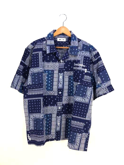 ウィンダンシー WIND AND SEA PAISLEY-PATTERN S/S Shirt メンズ  XL