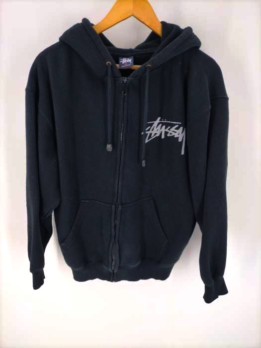 ステューシー Stussy 90s 紺タグ USA製 ワールドツアージップアップパーカー メンズ JPN：M