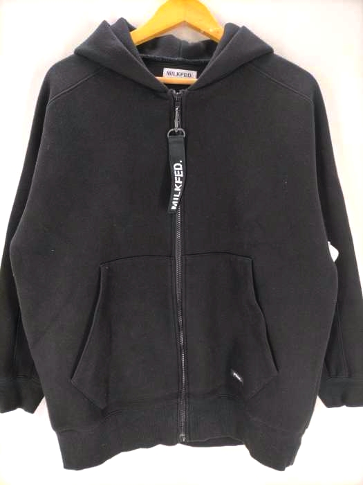 ミルクフェド MILK FED ヘビーウェイトジップパーカー レディース ONE SIZE
