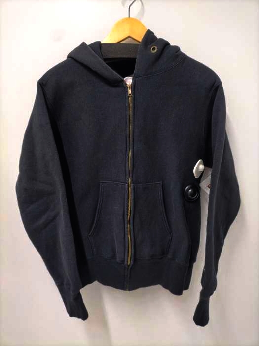 チャンピオン Champion MADE IN USA 復刻単色タグ REVERSEWEAVE ジップアップパーカー メンズ import：L