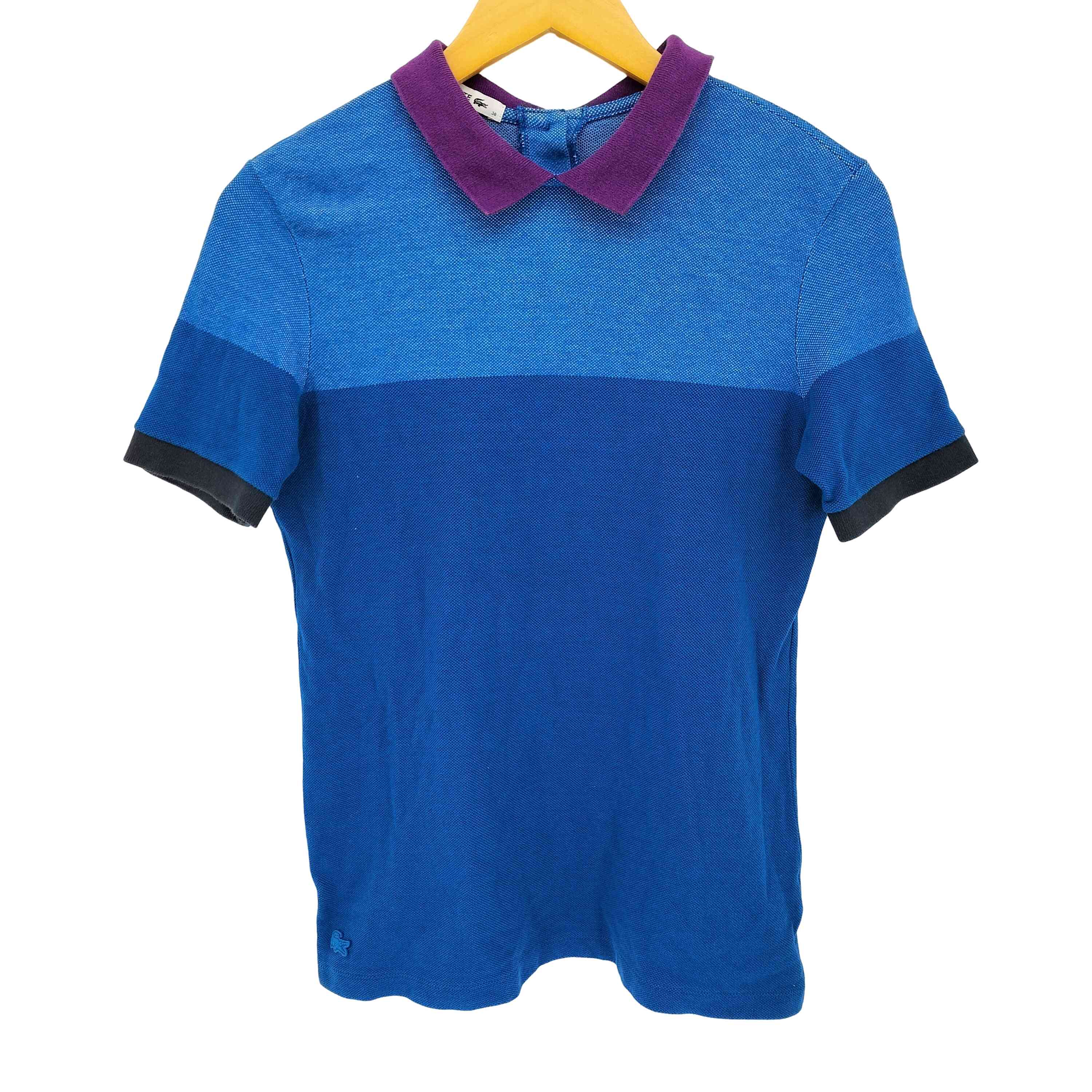 LACOSTE(ラコステ) 鹿の子 バックボタン S/S シャツ レディース EUR：38 【中古】【ブランド古着バズストア】