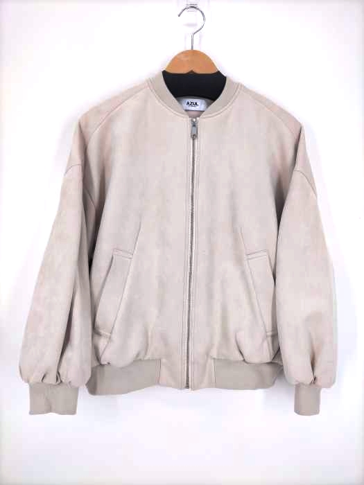 AZUL by moussy(アズールバイマウジー) 21SS ECO SUEDE BLOUSON レディース アウター ジャケット