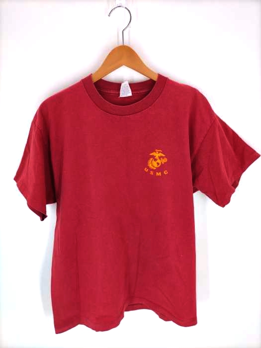 USED古着(ユーズドフルギ) 80S great american usmc 両面プリントTシャツ メンズ JPN：L