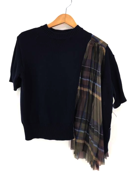 Sacai(サカイ) サイドプリーツニット レディース JPN：2