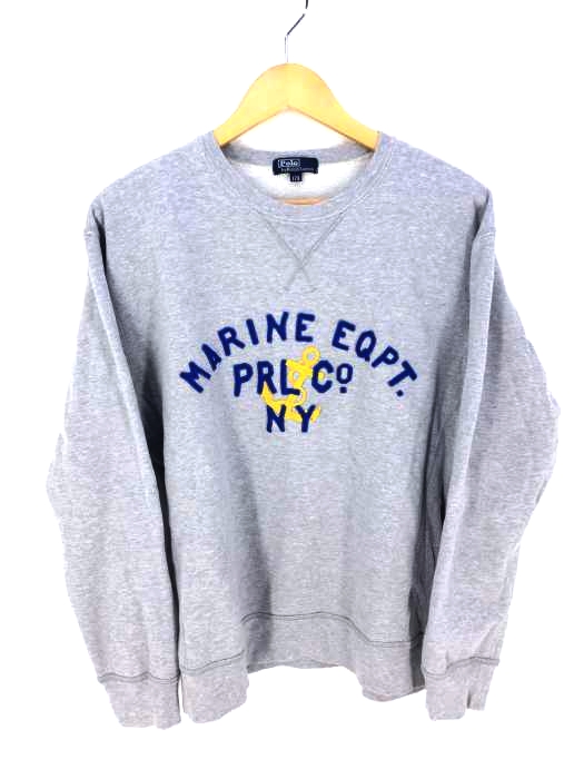 Polo by RALPH LAUREN(ポロバイラルフローレン) Marine EQPT patched sweatshirt メンズ  170