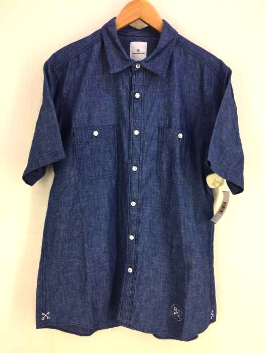 uniform experiment(ユニフォームエクスペリメント) S/S UEN PHYSICAL FITNESS CHAMBRAY WORK SHIRT メンズ  4