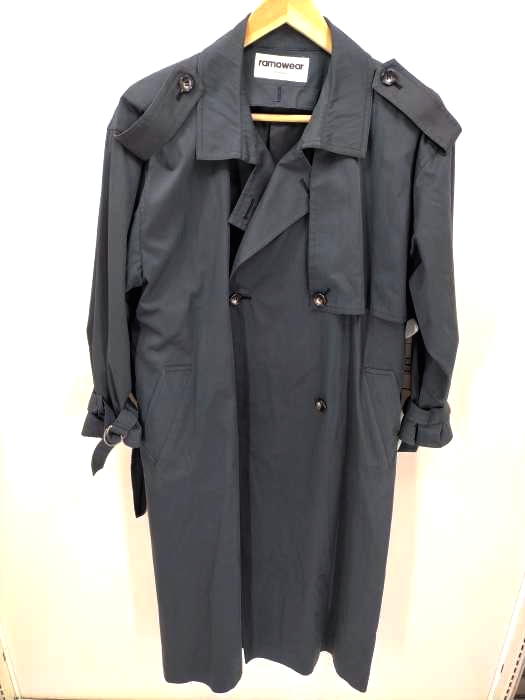 ラモウェア ramowear 腕ベルト付きトレンチコート レディース  2