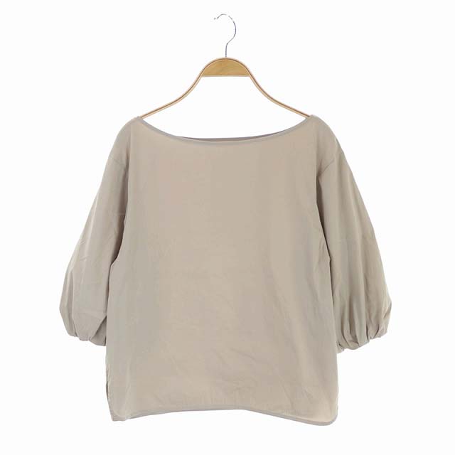 Demi-Luxe BEAMS(デミルクスビームス) デミルクス ビームス Demi-Luxe BEAMS 20SS ボリュームスリーブブラウス 七分袖 プルオーバー ライトブラウン /CM ■OS レディース レディース  表記なし