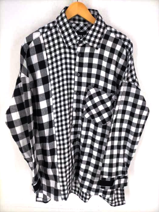 USED古着(ユーズドフルギ) AJOBYAJO Oversized Buffalo Check Mixed Shirt メンズ 表記無