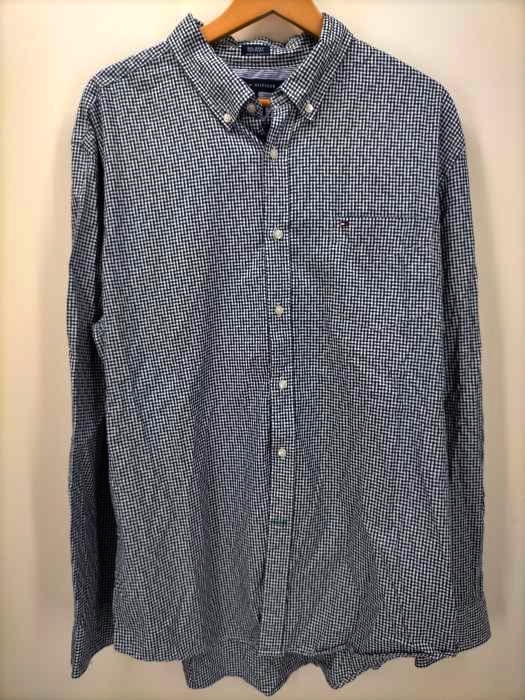 TOMMY HILFIGER(トミーヒルフィガー) CUSTOM FIT ギンガムチェックシャツ メンズ JPN：XL