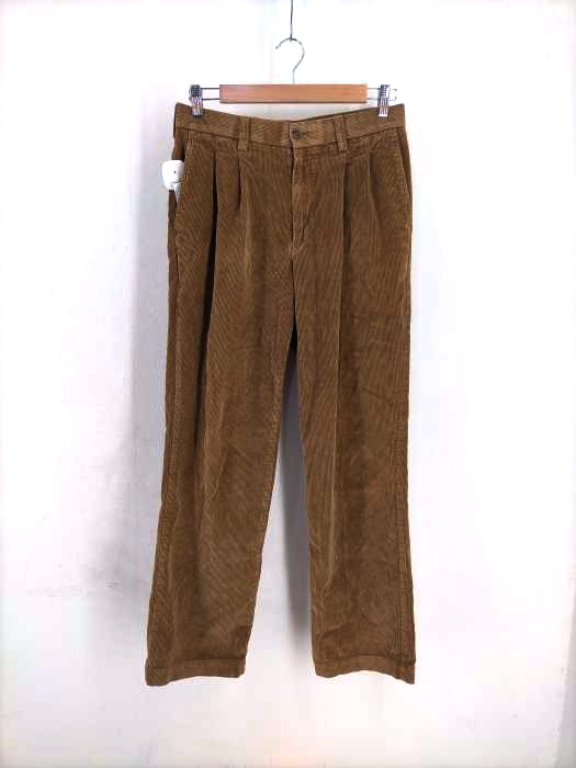 ラウンドツリーアンドヨーク roundtree&yorke 90S コーデュロイ2タックスラックスパンツ メンズ  32X32