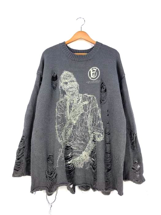 USED古着(ユーズドフルギ) {{A GOOD BAD INFLUENCE}} OZ DAMAGED KNIT メンズ 表記無
