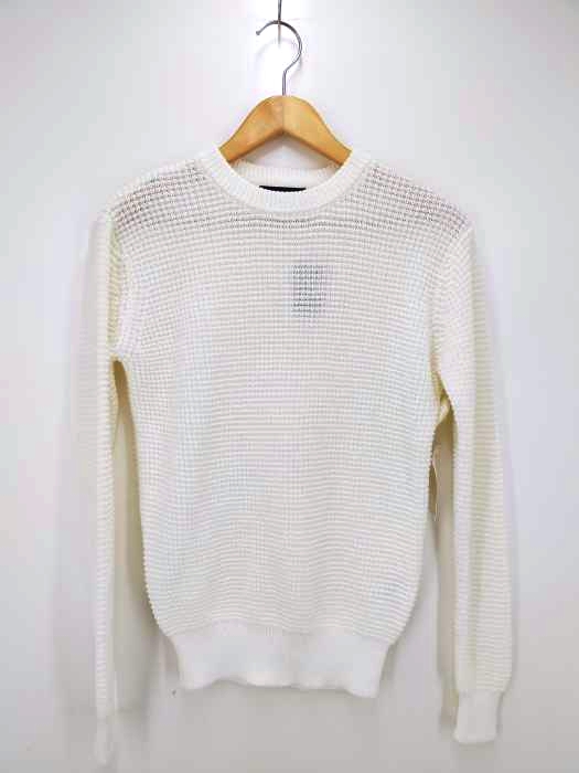 アズールバイマウジー AZUL by moussy WAFFLE STITCH CN KNIT メンズ  S