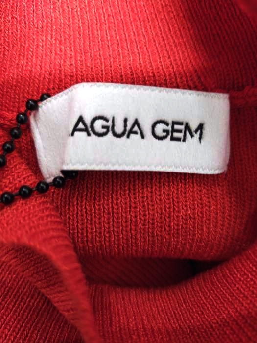 LAGUA GEM(ラグアジェム) COLOR HALF SLEEVE KNIT TOPS レディース  S