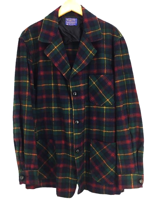 PENDLETON(ペンドルトン) 70s くるみボタンテーラードジャケット メンズ  L