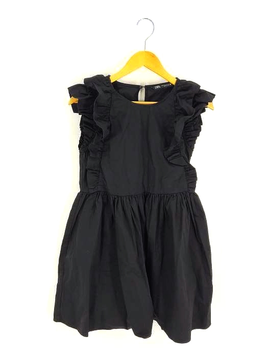 ZARA(ザラ) ショート丈 フリルワンピース レディース import：M
