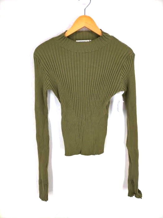 moussy(マウジー) BOTTLE NECK RIB レディース FREE