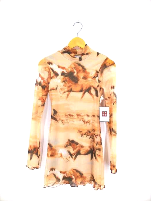 URBAN OUTFITTERS(アーバンアウトフィッターズ) Alessia Mock Neck Mini Dress レディース import：S