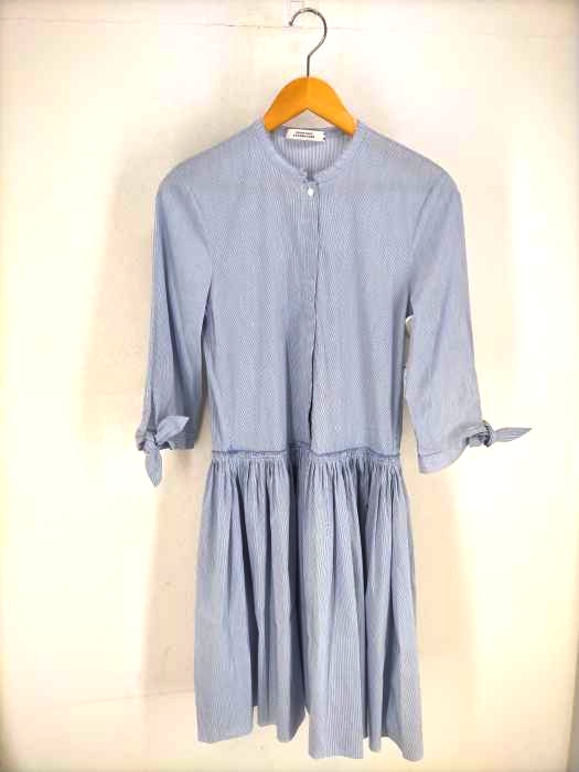 USED古着(ユーズドフルギ) {{DOROTHEE SCHUMACHER }} ストライプシャツワンピース レディース  2