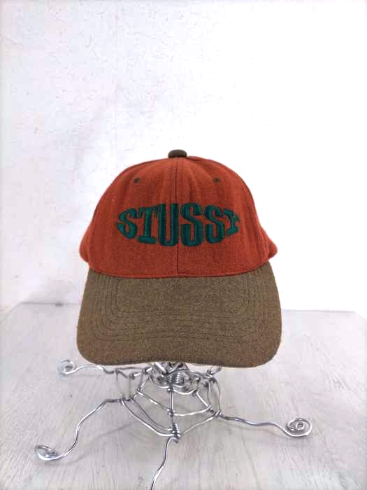 Stussy(ステューシー) ロゴ刺繍ウールキャップ メンズ FREE