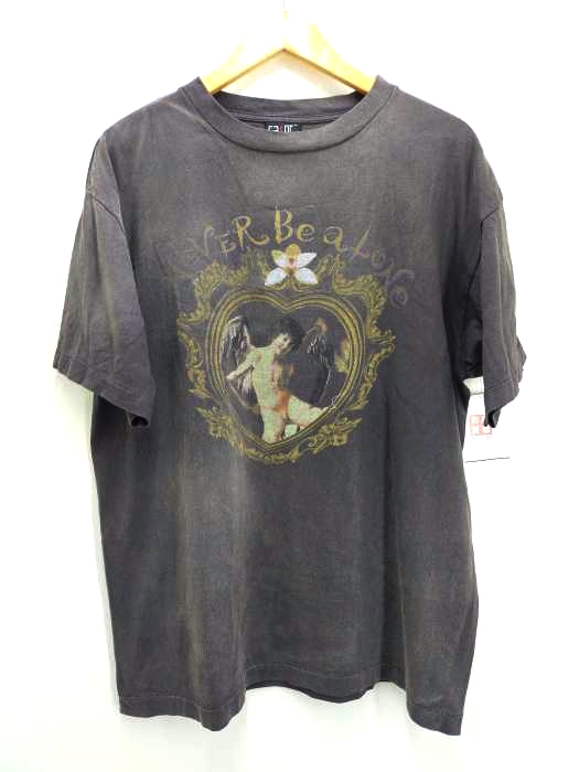 SAINT MICHAEL(セントマイケル) SS TEE NBA グラフィックTシャツ 擦れ加工プリント メンズ JPN：L