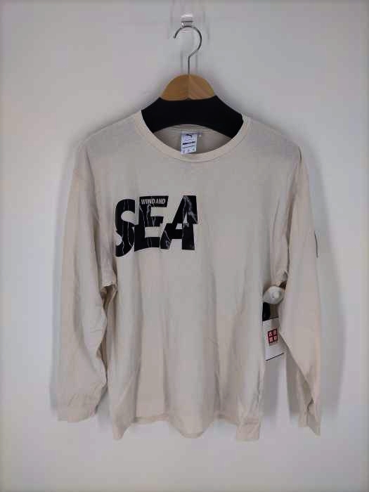 ウィンダンシー WIND AND SEA 22SS ロゴ 長袖 Tシャツ メンズ  S