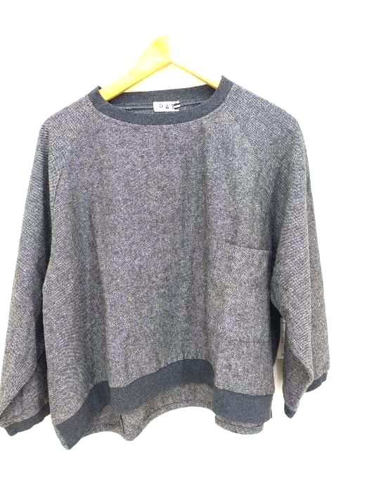 ディージーワイ D*g*y ウールレーヨン ツイード BIGポケットプルオーバー レディース JPN：XL